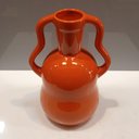 Ver imagem 2 de Vaso Decorativo Enfeite Casa Home&Co Cerâmica 25x17x17cm Laranja
