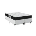 Ver imagem 1 de Cama Box Queen Bipartido + Colchão D33 One Face - 56x158x198cm - E-shop Casa - Couro