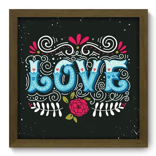 Quadro Decorativo - Love - 057qdom - 1