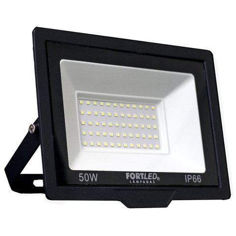 Refletor de Led 50w Luz Branca 110/220v 25.000h Fortled