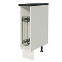 Ver imagem 1 de Balcão Porta-Temperos Armário de Cozinha 100% MDF 20 cm (Com Tampo) Branco Acordes Madesa