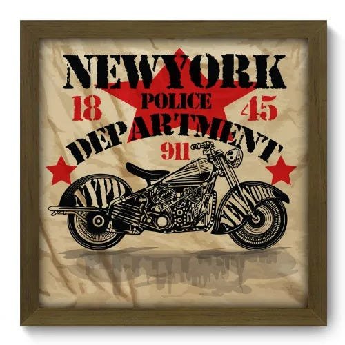 Quadro Decorativo - Motorcycle - 191qddm - 1