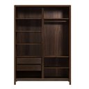 Ver imagem 4 de Guarda-Roupa Modulado 2 Portas Modena Marrom/Capuccino
