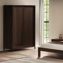 Ver imagem 1 de Guarda-Roupa Modulado 2 Portas Modena Marrom/Capuccino