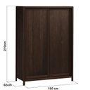 Ver imagem 3 de Guarda-Roupa Modulado 2 Portas Modena Marrom/Capuccino