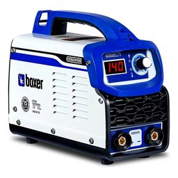 Máquina Solda Inverter Touch 150 Bv Branco/azul 110v/220v Profissional Boxer - 1