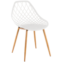 Ver imagem 1 de Cadeira Cleo Cloe Clarice Web Jardim Assento Polipropileno - Branco