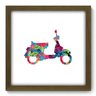 Quadro Decorativo - Scooter - 456qddm - 1