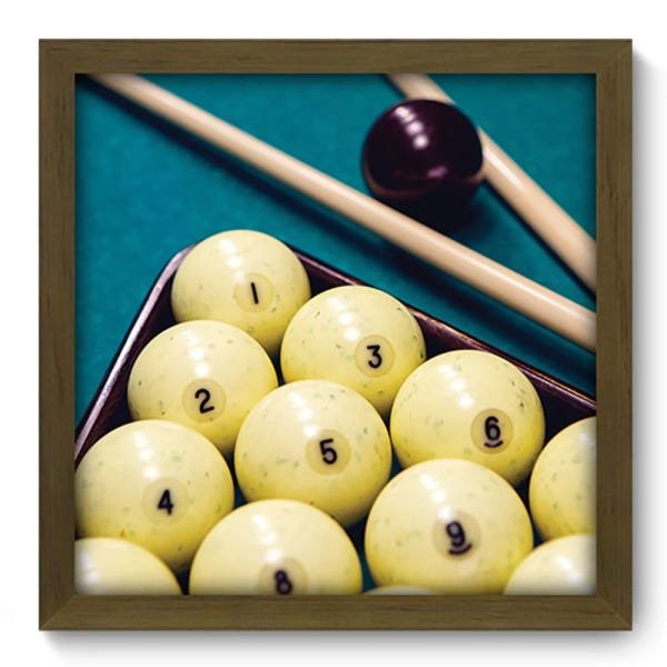 Quadro Decorativo - Bilhar - 042qdem - 1