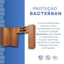 Ver imagem 6 de Guarda-Roupa Modulado 4 Peças 7 Portas 3 Gavetas Texas Marrom/Cinamomo