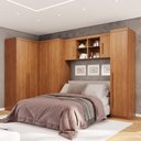 Ver imagem 1 de Guarda-Roupa Modulado 4 Peças 7 Portas 3 Gavetas Texas Marrom/Cinamomo