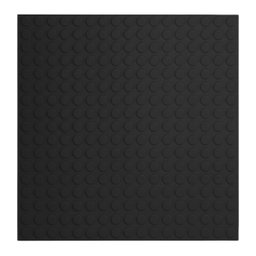 24 Peças Piso Pastilhado Anlik Solucoes Placa 50x50cm Preto - 1