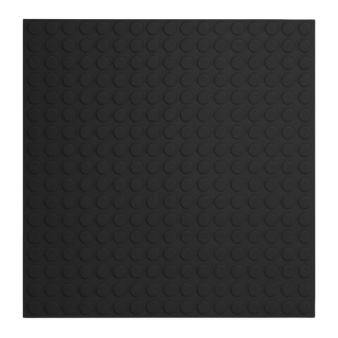24 Peças Piso Pastilhado Anlik Solucoes Placa 50x50cm Preto