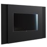 Painel Para TV Até 60 Polegadas Vesta Preto Texturizado - Artesano - 1