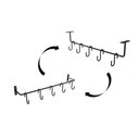 Ver imagem 2 de Utensílio Barra Organizadora Cozinha Multiuso Suporte