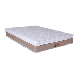 Colchão Queen Orthoflex Ortopédico Foggia Unic Face Bege 198x158x28 Cm