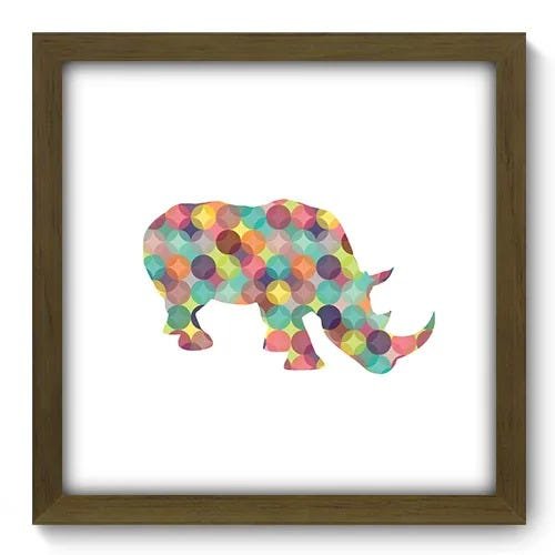 Quadro Decorativo - Rinoceronte - 286qdsm - 1