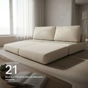 Ver imagem 5 de Sofá Cama 3 Lugares na Caixa 180 cm Versa Bouclê B05 - D'Rossi