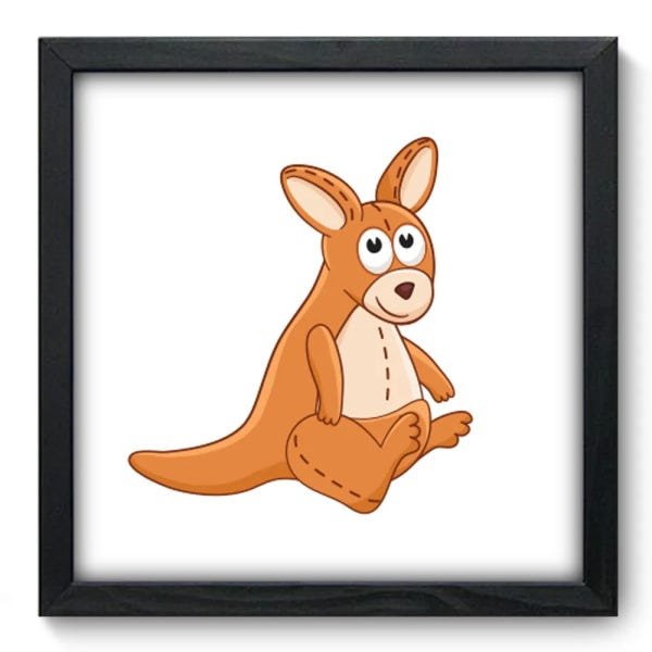 Quadro Decorativo - Canguru - 115qdbp - 1