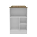 Ver imagem 4 de Bancada Mesa de Cozinha 1 Porta Milão Yescasa Branco/Mel