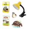 Kit Jabuti Alimento Luminária com Lâmpada Uva Uvb 3.0 Reptil Generic Lampada Uva Uvb Repteis Terrari - 1