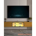 Ver imagem 3 de Rack Nicho Suspenso Led Reflecta 3 Porta Matiz 2170 Madeira