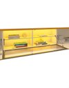 Ver imagem 6 de Rack Nicho Suspenso Led Reflecta 3 Porta Matiz 2170 Madeira