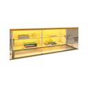 Ver imagem 6 de Rack Nicho Suspenso Led Reflecta 3 Porta Matiz 2170 Madeira