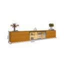 Ver imagem 7 de Rack Nicho Suspenso Led Reflecta 3 Porta Matiz 2170 Madeira