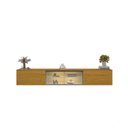 Ver imagem 4 de Rack Nicho Suspenso Led Reflecta 3 Porta Matiz 2170 Madeira