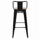 Ver imagem 6 de Kit 4 Banquetas Altas com Assento de Madeira Tolix Preto Preto