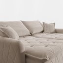 Ver imagem 4 de Sofá sem Caixa Retrátil 1,80m Softgel Sublime Boucle Bege Claro Cama Inbox