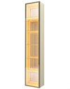 Ver imagem 3 de Módulo Cristaleira 1 Porta Reflecta com Led Off White Matiz