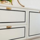 Ver imagem 5 de Fita Metalizada Auto Colante Pvc 24mm P Decoração de Móveis e Paredes Preto 5m