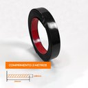 Ver imagem 2 de Fita Metalizada Auto Colante Pvc 24mm P Decoração de Móveis e Paredes Preto 5m