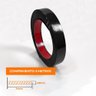 Fita Metalizada Auto Colante Pvc 24mm P Decoração de Móveis e Paredes Preto 5m - 2