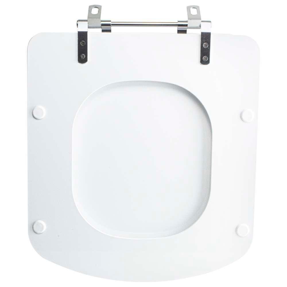 Assento Sanitário Tampa de Vaso Branco Resina Poliester Bali para Bacia Incepa - 2