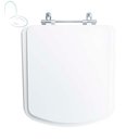 Ver imagem 1 de Assento Sanitário Tampa de Vaso Branco Resina Poliester Bali para Bacia Incepa