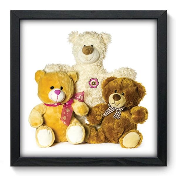 Quadro Decorativo - Ursinhos - 098qdbp - 1