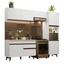 Ver mais imagens de Armário De Cozinha Completa 250Cm Branco