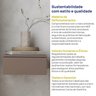 Mesa de Cabeceira Suspensa 100% Mdf Orion CabeCasa MadeiraOriginals - 7