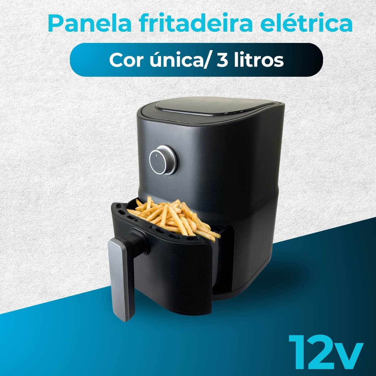 Panela Air Fryer para Veiculos 12v