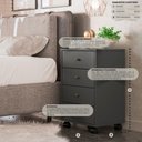 Ver imagem 4 de Gaveteiro Office Presidence 4 Gavetas Amêndola Touch/grafito - Pnr Móveis