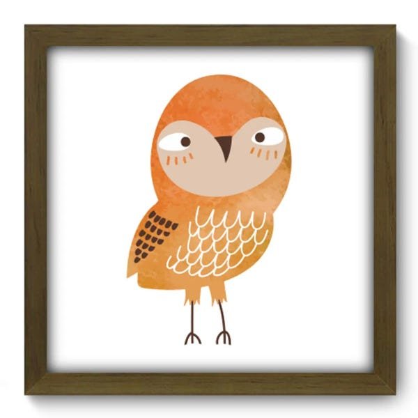 Quadro Decorativo - Coruja - 078qdim - 1