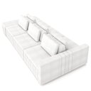 Ver imagem 7 de Sofá Ilha e Puff Sala Living 395cm Siesta M22 Boucle Branco - Mpozenato