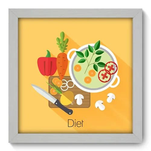 Quadro Decorativo - Cozinha - 322qdcb - 1