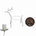 Ver mais imagens de Luminaria Abajur Mesa Cervo Rena Natal Decoraçao Estante Enfeite Loja Recepçao Casa Quarto Sala Nata