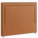 Ver imagem 4 de Cabeceira para Cama Box Queen 160cm Line Courino Caramelo - Sallar Home