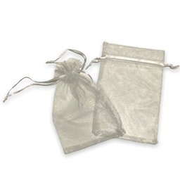 Saco Embalagem Organza Branco 15x20cm 30 Unds - Bazar Organza, Saco Organza, Embalagem Organza, Saqu - 3