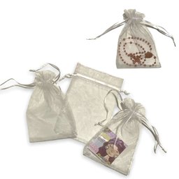 Saco Embalagem Organza Branco 15x20cm 30 Unds - Bazar Organza, Saco Organza, Embalagem Organza, Saqu - 2